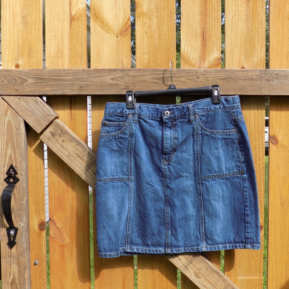 Classic Jean Skirt
